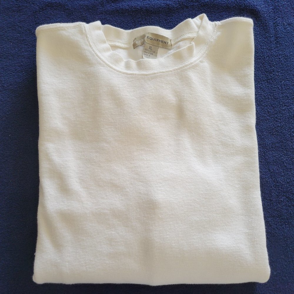 Basic Equipment Men's Crew Neck Sweater Shirt – XL, Antique White, NEW W/O TAGS!
